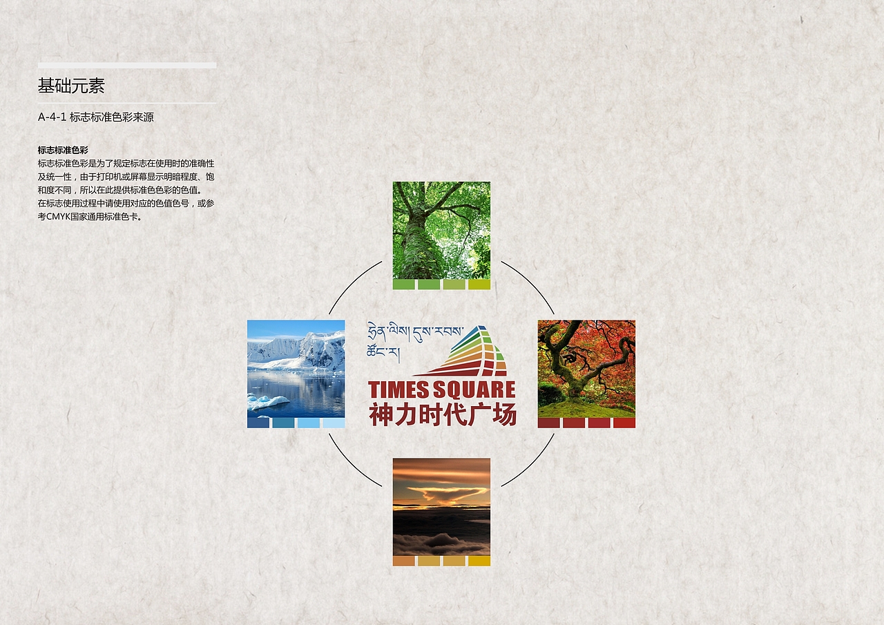 西藏的一个商业体以导视设计为主