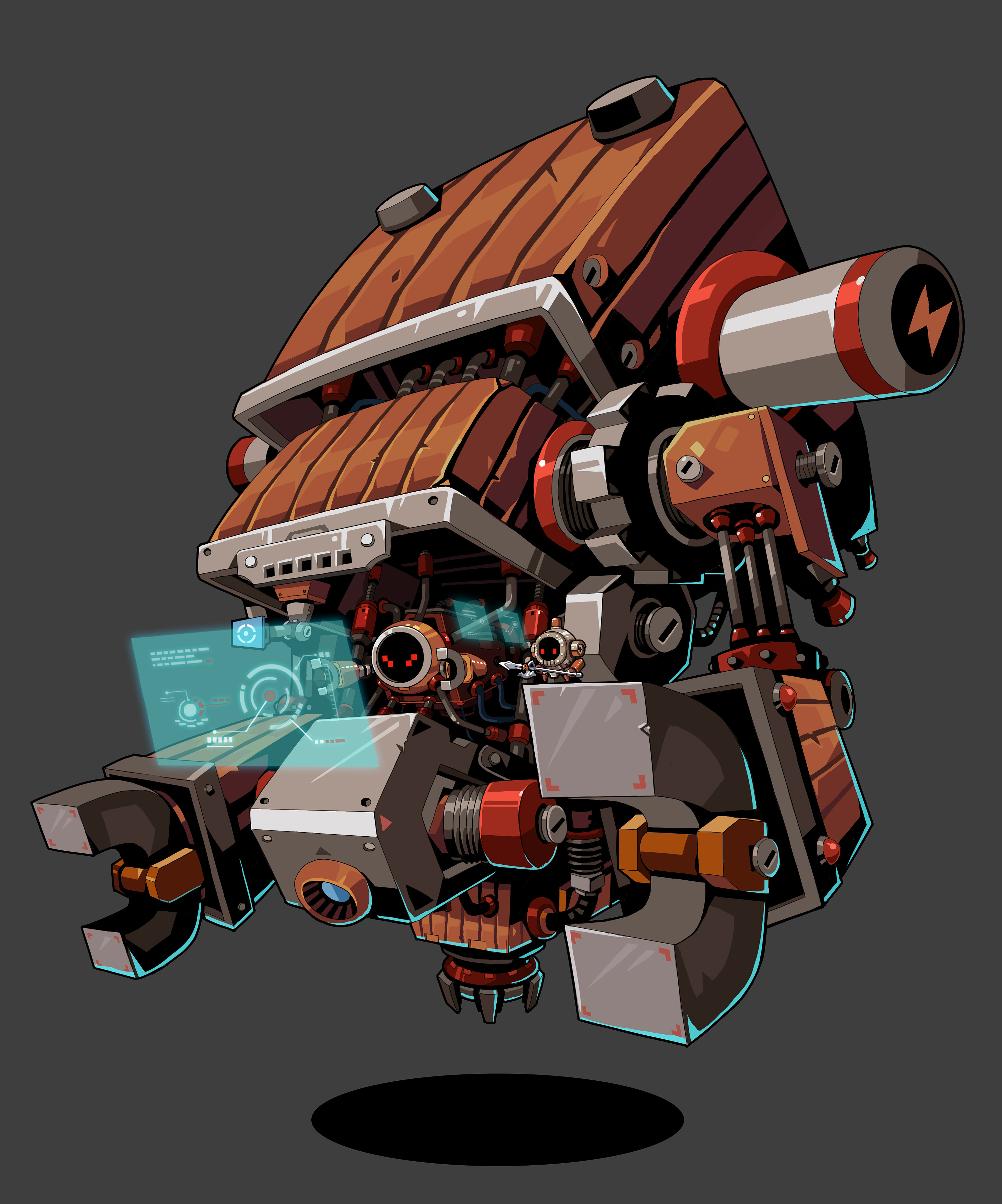 机械领主|插画|游戏原画|胖泽直树 - 原创作品 - 站酷 (zcool)