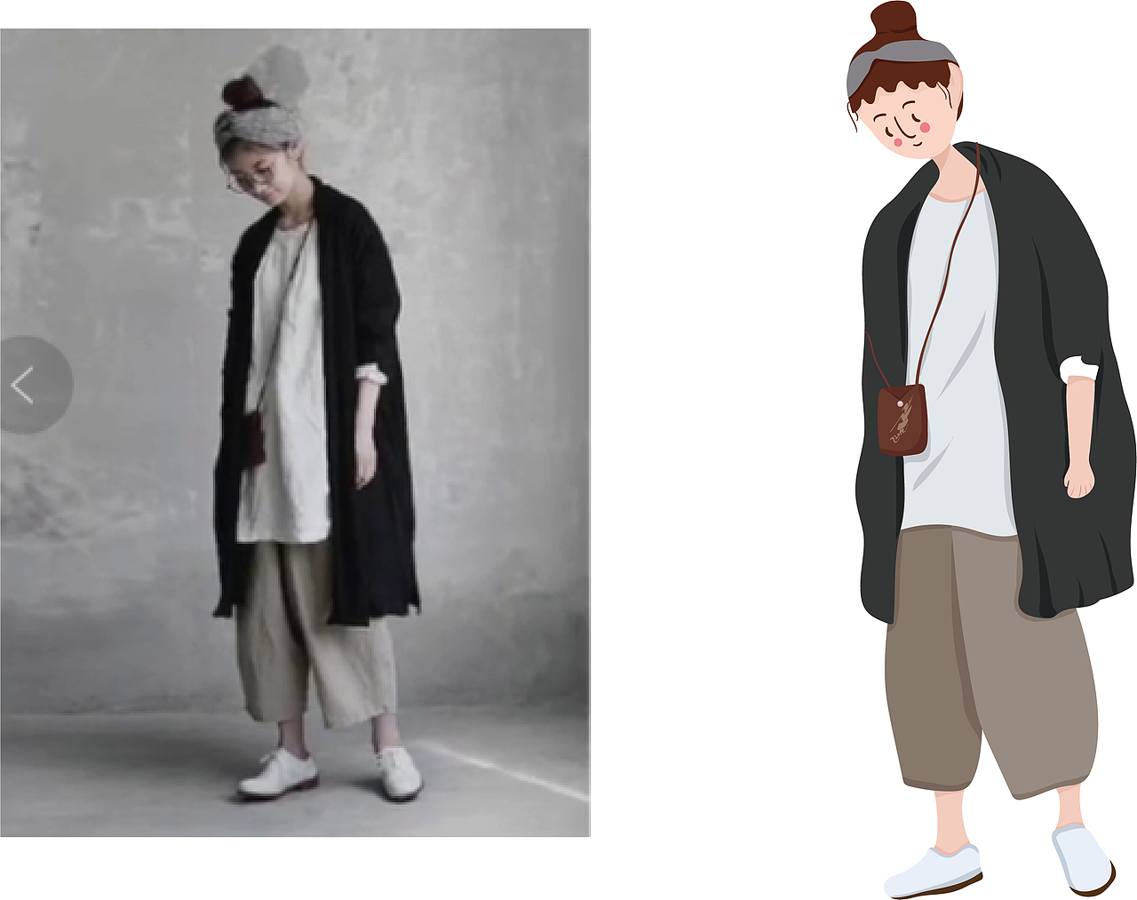 照片转插画-淘宝模特