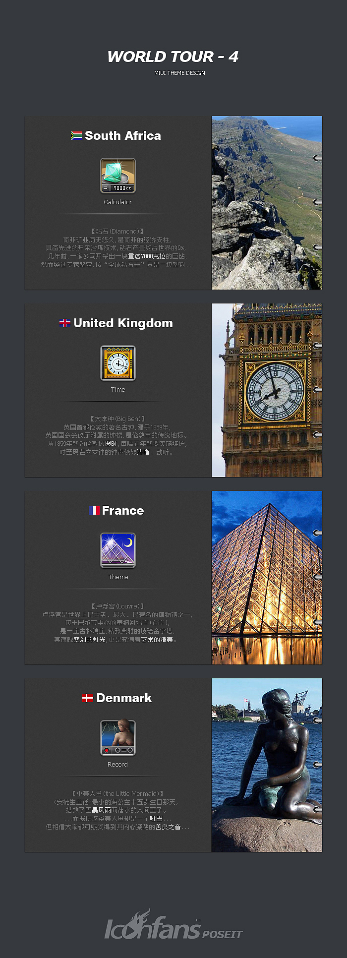 【Iconfans参赛队-弹壳组】World Tour(图ZMzAwNjI0NA==) - 主题/皮肤 - 站酷设计师Poseit原创素材 - 站酷ZCOOL
