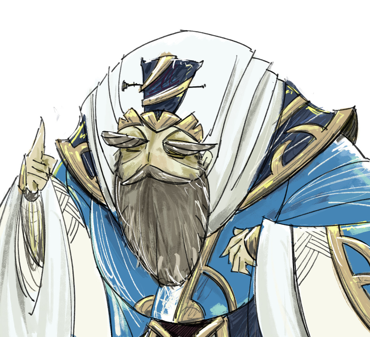 戏曲人物角色设计-魏征