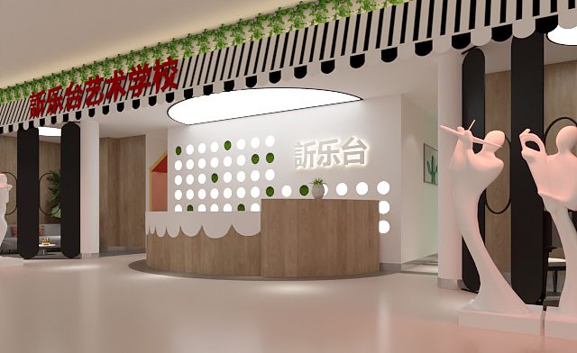 成都舞蹈学校装修设计案例分享-成都培训学校装修设计