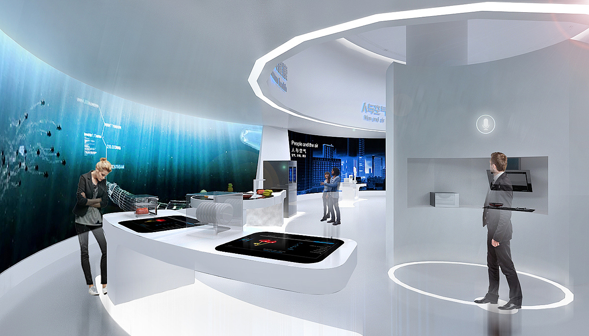 科技展厅|三维|建筑/空间|pg1666 - 原创作品 - 站酷 (zcool)