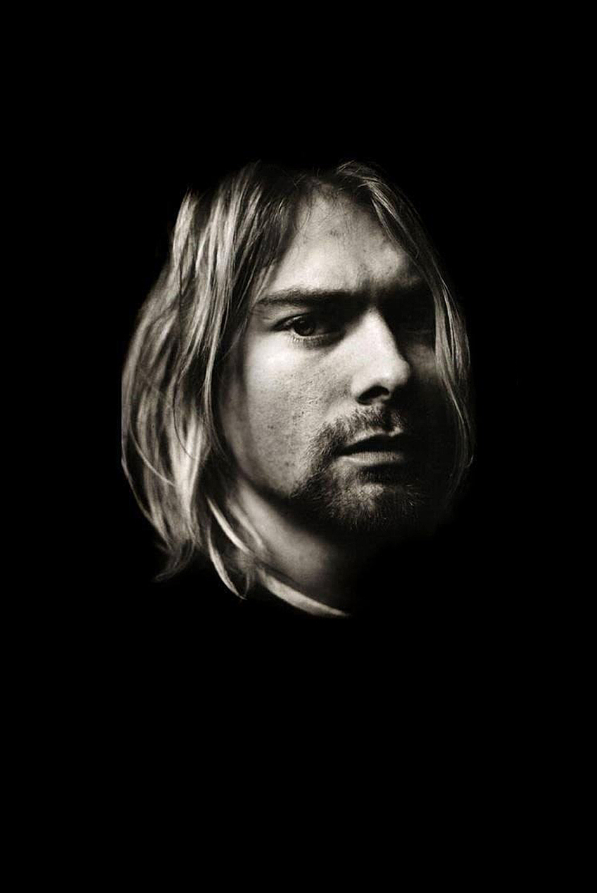 《为了忘却的纪念》系列波普人物插画——科特柯本