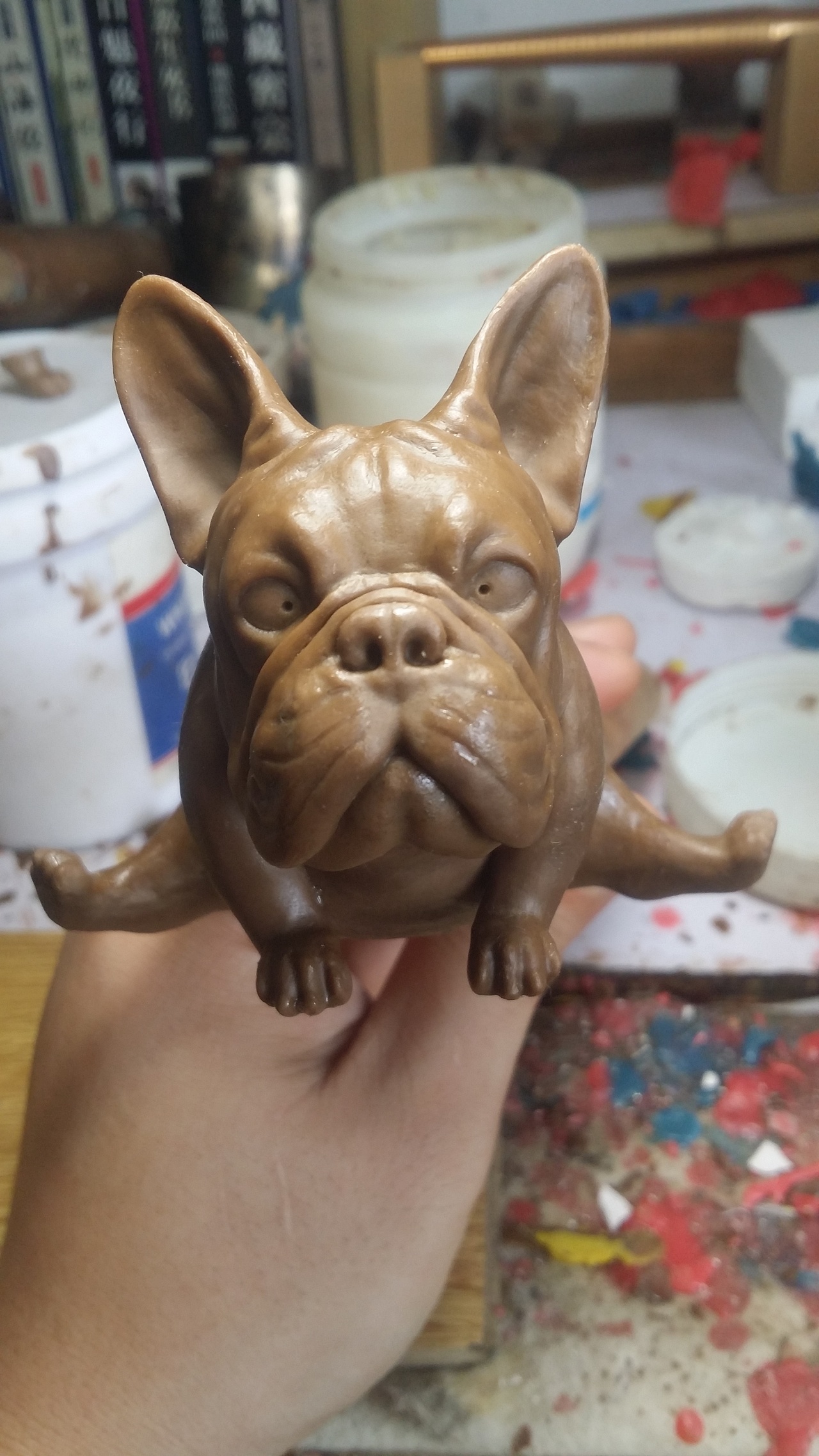 蠢萌一字马桌面潮玩小摆件