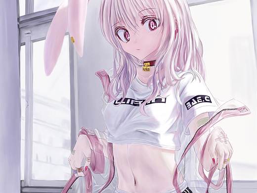 二次元美少女临摹