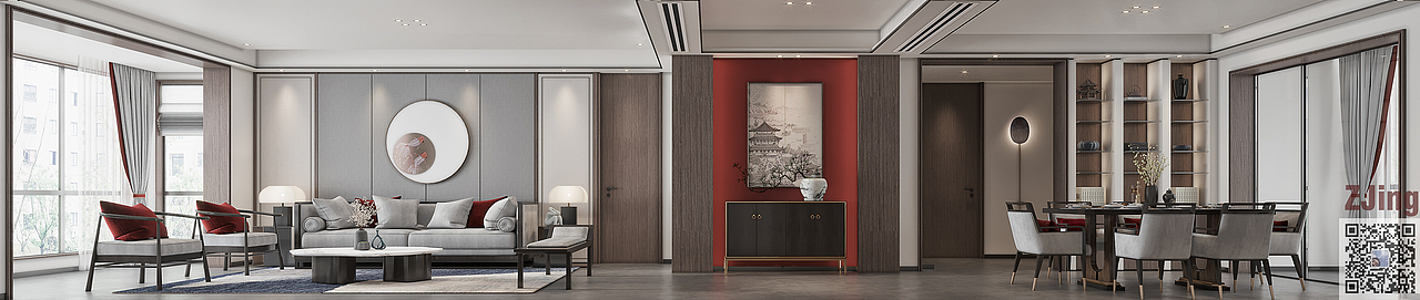 新中式ll客餐厅