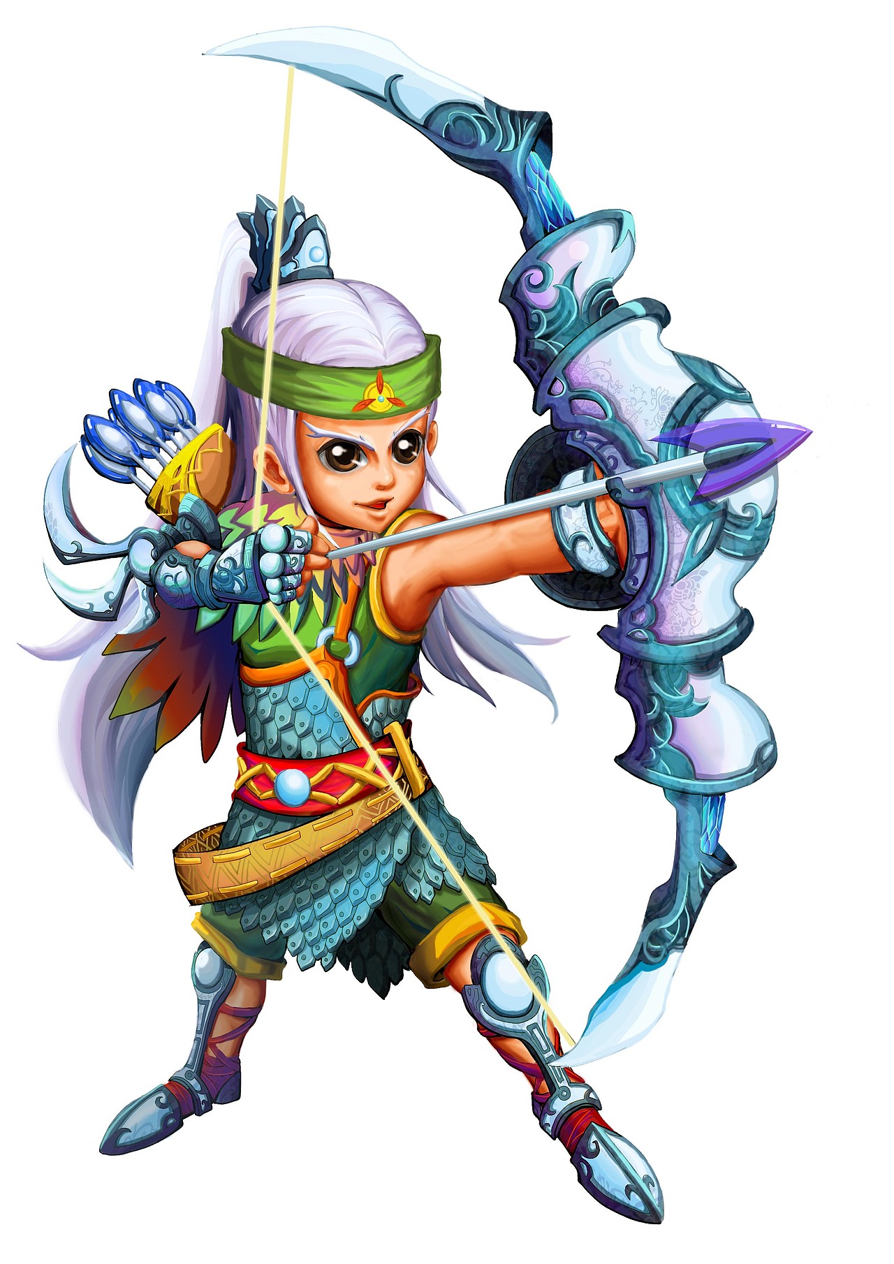 神话人物上色第一弹_刘源不是刘氓-站酷zcool