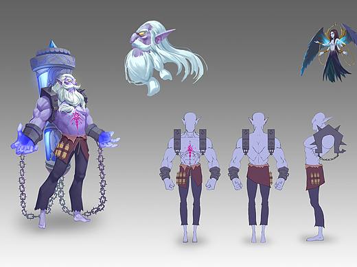 法师（个人主页-ZNDY3NTU4ODQ=） - 游戏原画 - 站酷设计师赛波螺原创素材 - 站酷ZCOOL