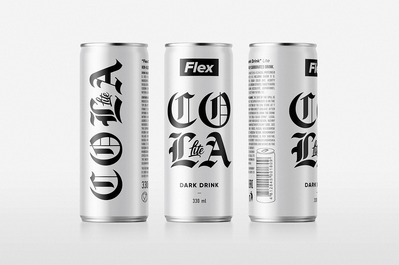 Flex Cola. Dark Drink.（图ZMjM2NDYxNTY0） - 包装 - 站酷设计师Wysota原创素材 - 站酷ZCOOL