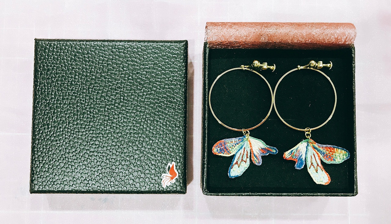 轻量化耳饰-編織刺繡（图ZMTI0NDgxMzY0） - 首饰设计 - 站酷设计师劉阿冰原创素材 - 站酷ZCOOL