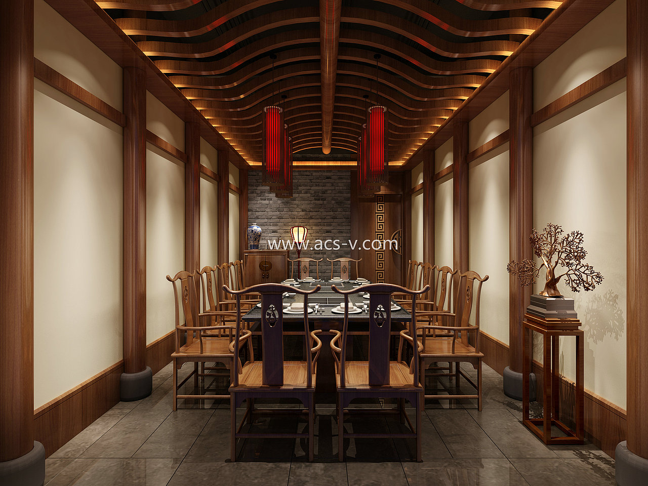 经典的传统中式艺术---川西坝子连锁火锅店设计