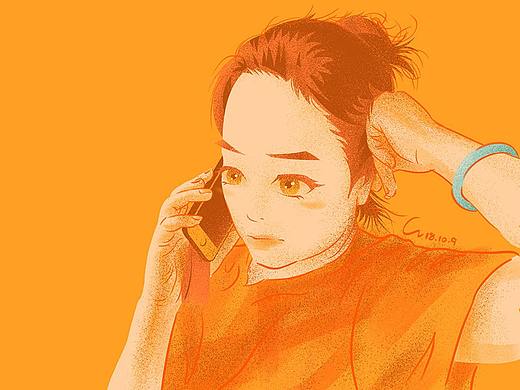 [三設貓练习] 平面噪点人像画