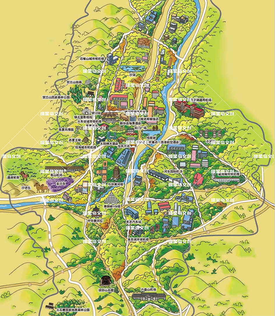 久远的手绘地图，依旧耐看，好看-喵星岛文创出品（图ZMjQ5MjIxMjcy） - 商业插画 - 站酷设计师喵星岛文创原创素材 - 站酷ZCOOL