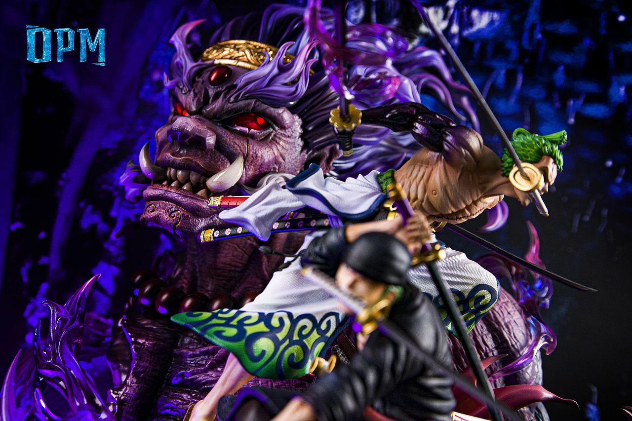 GK雕像设计|OPM阎魔索隆