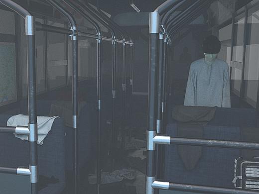 恐怖公交车（个人主页-ZNDUwMDM2MzY=） - 场景 - 站酷设计师奥斯卡design原创素材 - 站酷ZCOOL