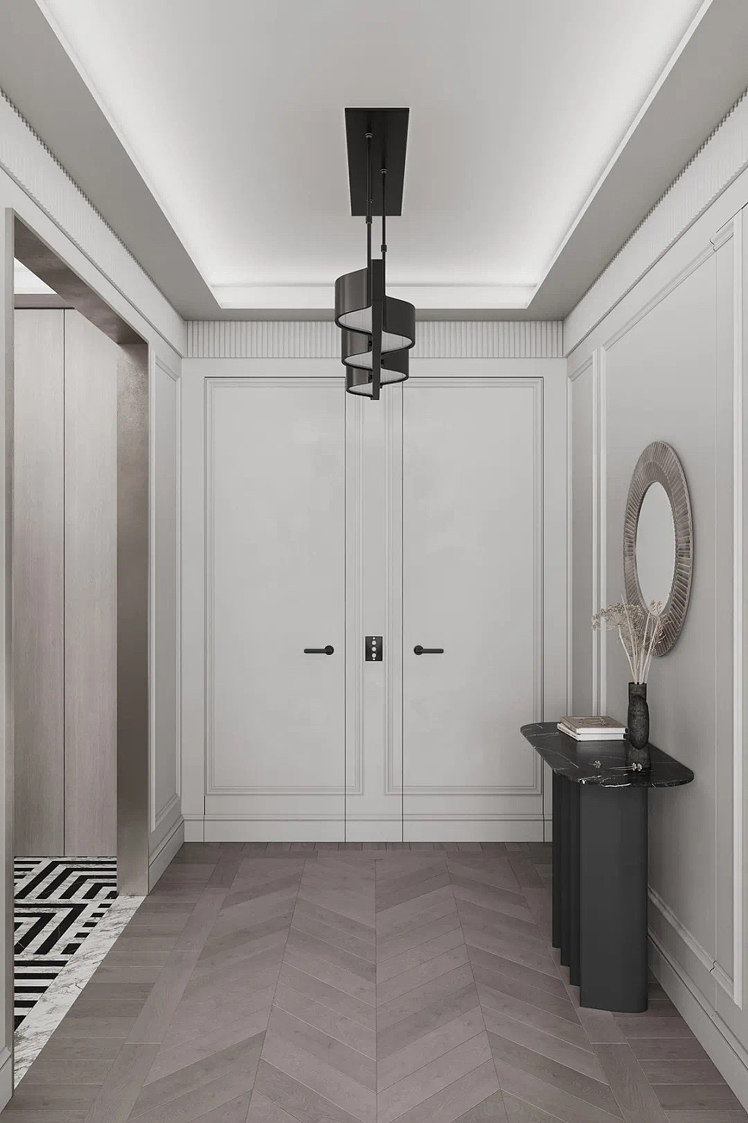 Quadro Room | 轻奢风现代法式公寓