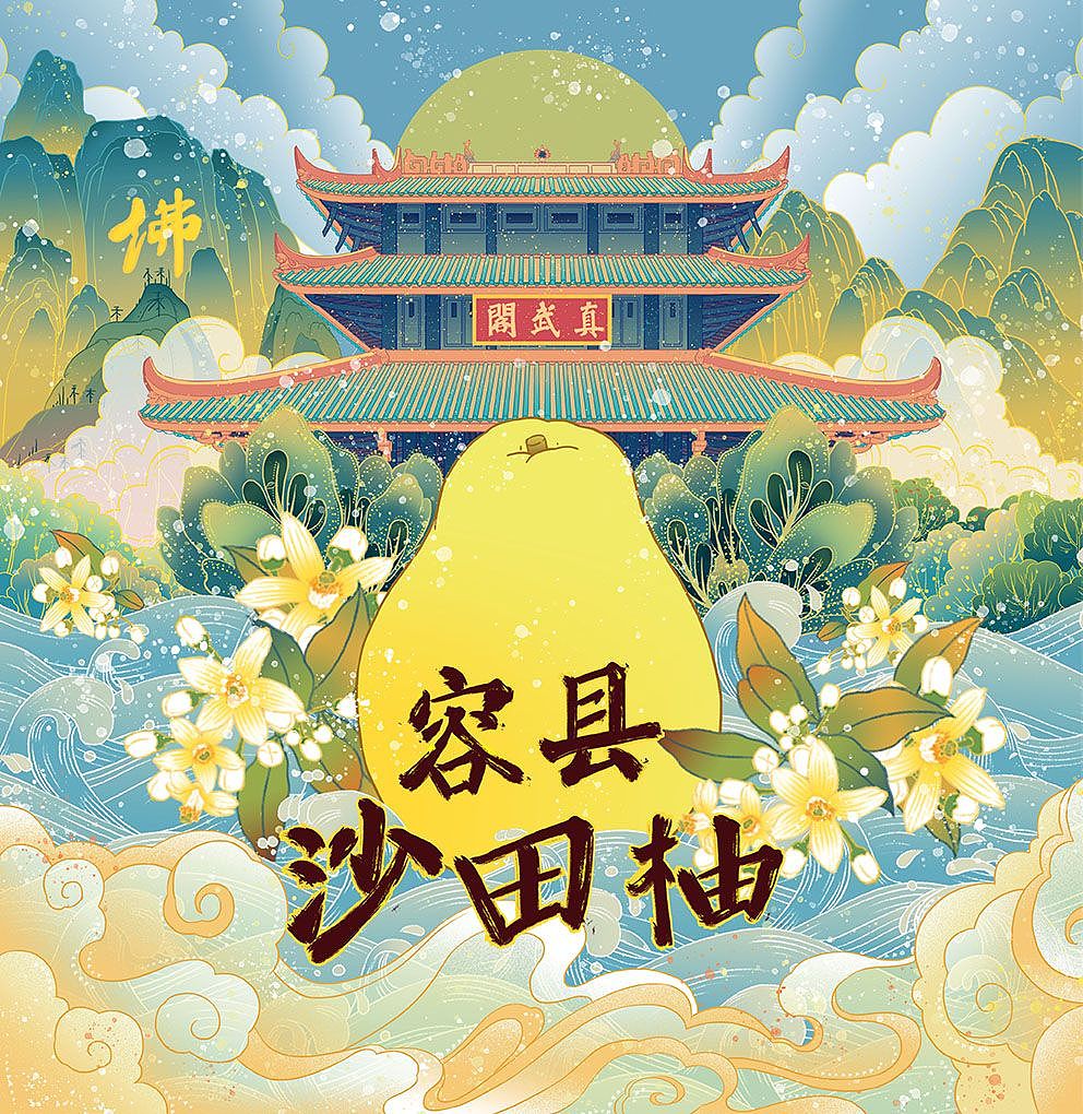 容县沙田柚包装