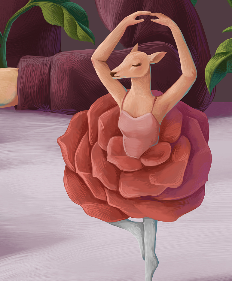 麓小姐（图ZODE2NTIyMTY=） - 商业插画 - 站酷设计师插画师傅逗原创素材 - 站酷ZCOOL