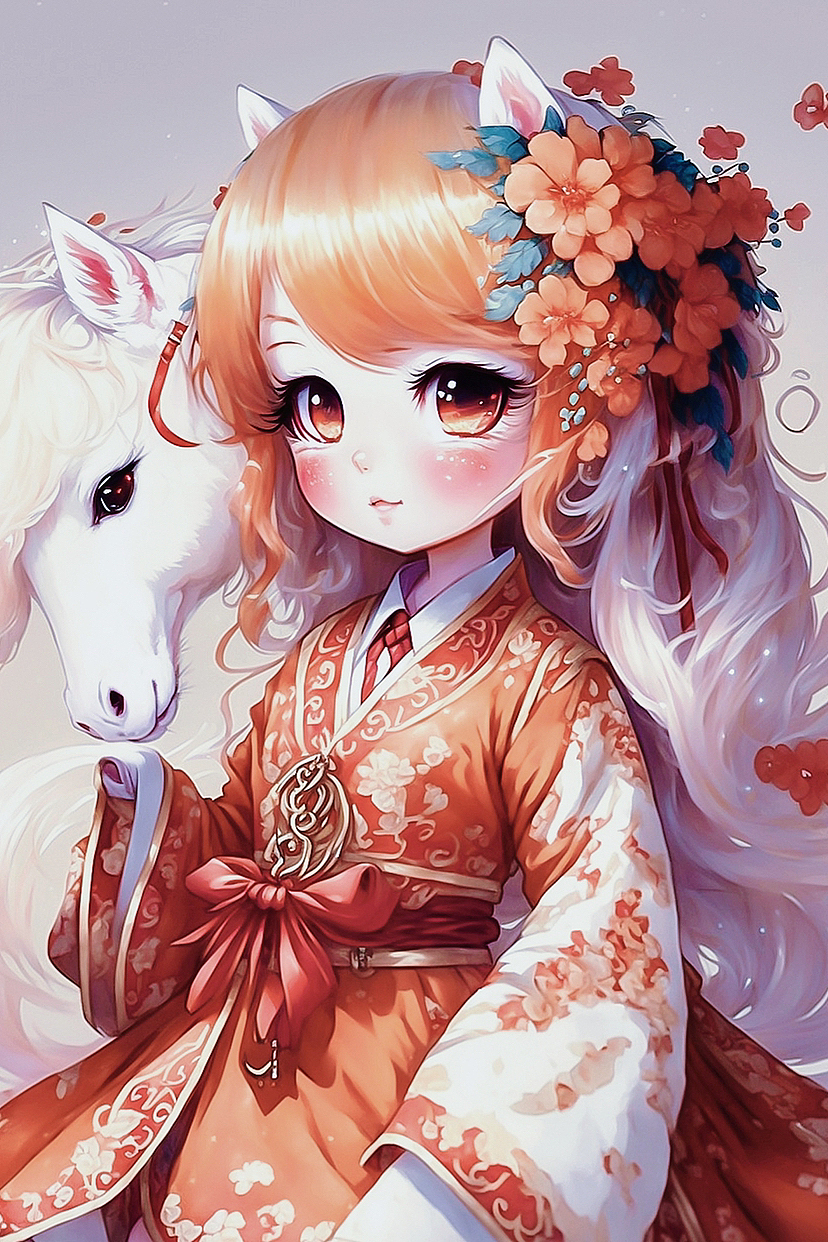 十二生肖人物版（图ZMzM4MzM1MDM2） - AI作品 - 站酷设计师奈斯兔米柚原创素材 - 站酷ZCOOL