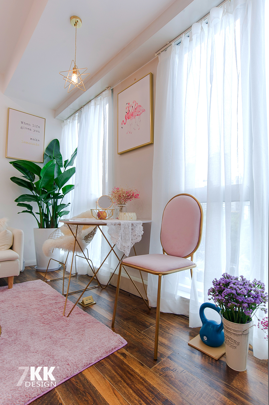 #装饰画 #椅子 #绿植 