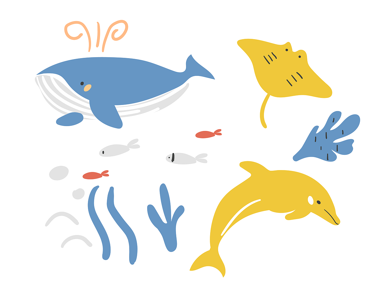 母婴产品印刷可爱卡通风格图案（图ZMjQyNzcwMjI0） - 儿童插画 - 站酷设计师xxxcy原创素材 - 站酷ZCOOL