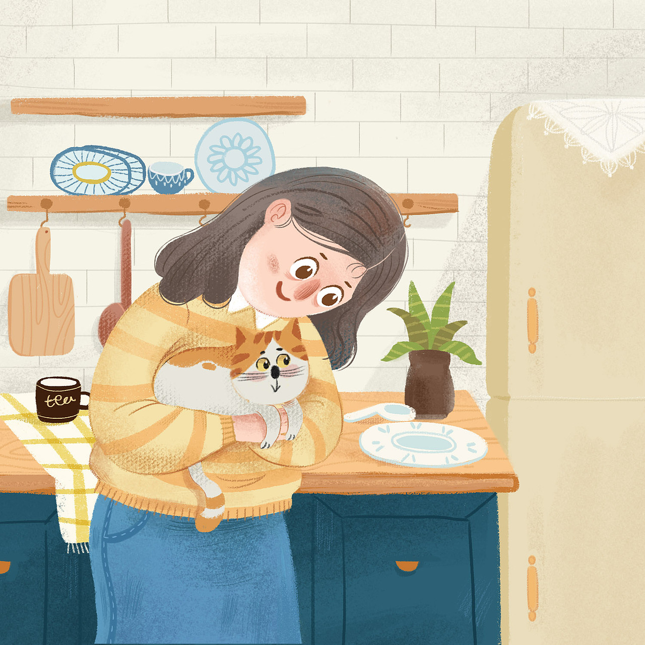 小猫Mily（图ZMjgxMDQ3NzM2） - 绘本 - 站酷设计师大福wo原创素材 - 站酷ZCOOL