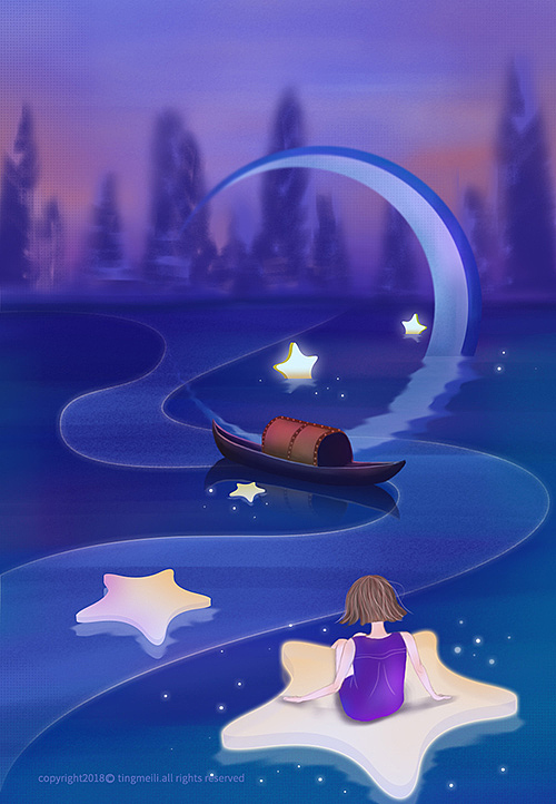 静|插画|创作习作|卷耳卷_原创作品-站酷zcool