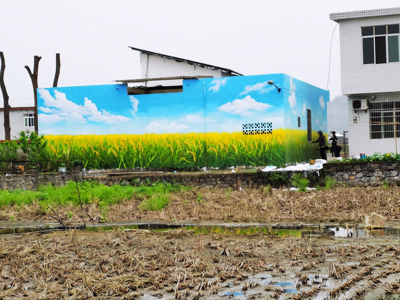 新农村墙绘,新农村壁画,乡村文化墙,农村墙绘