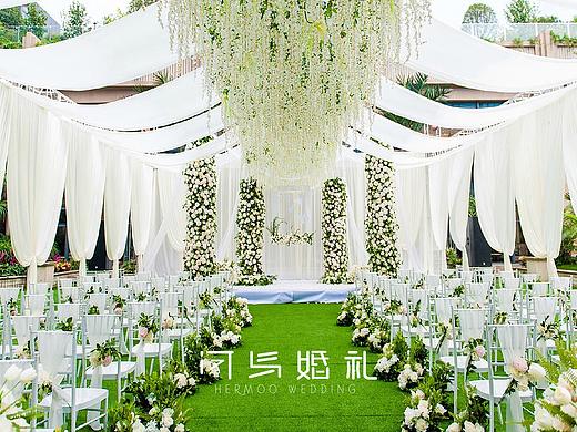 河马婚礼｜户外婚礼（绿色＋白色）