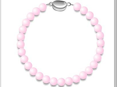 巧用CorelDRAW快速实现珍珠手链教程