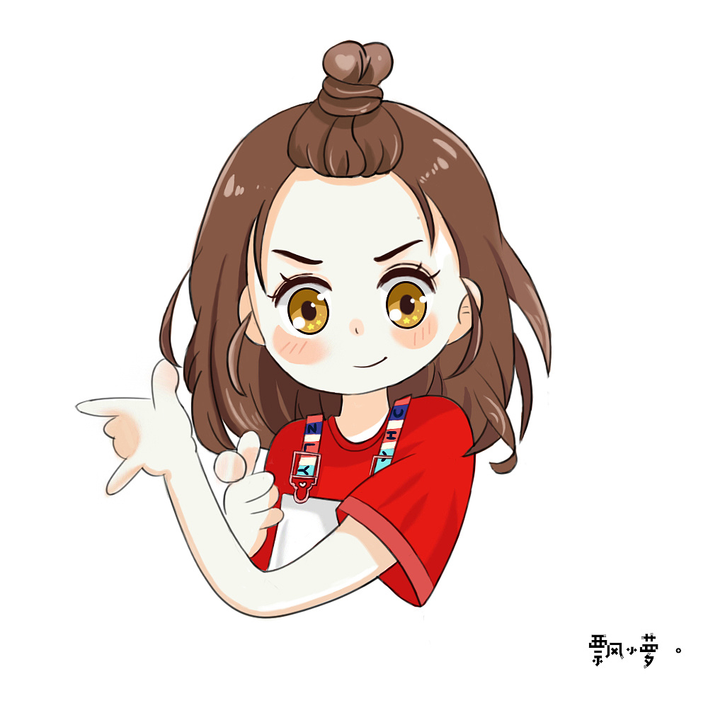 记录我的画画人生  站酷上传的第一张  颖宝的卡通形象深圳|网页设计