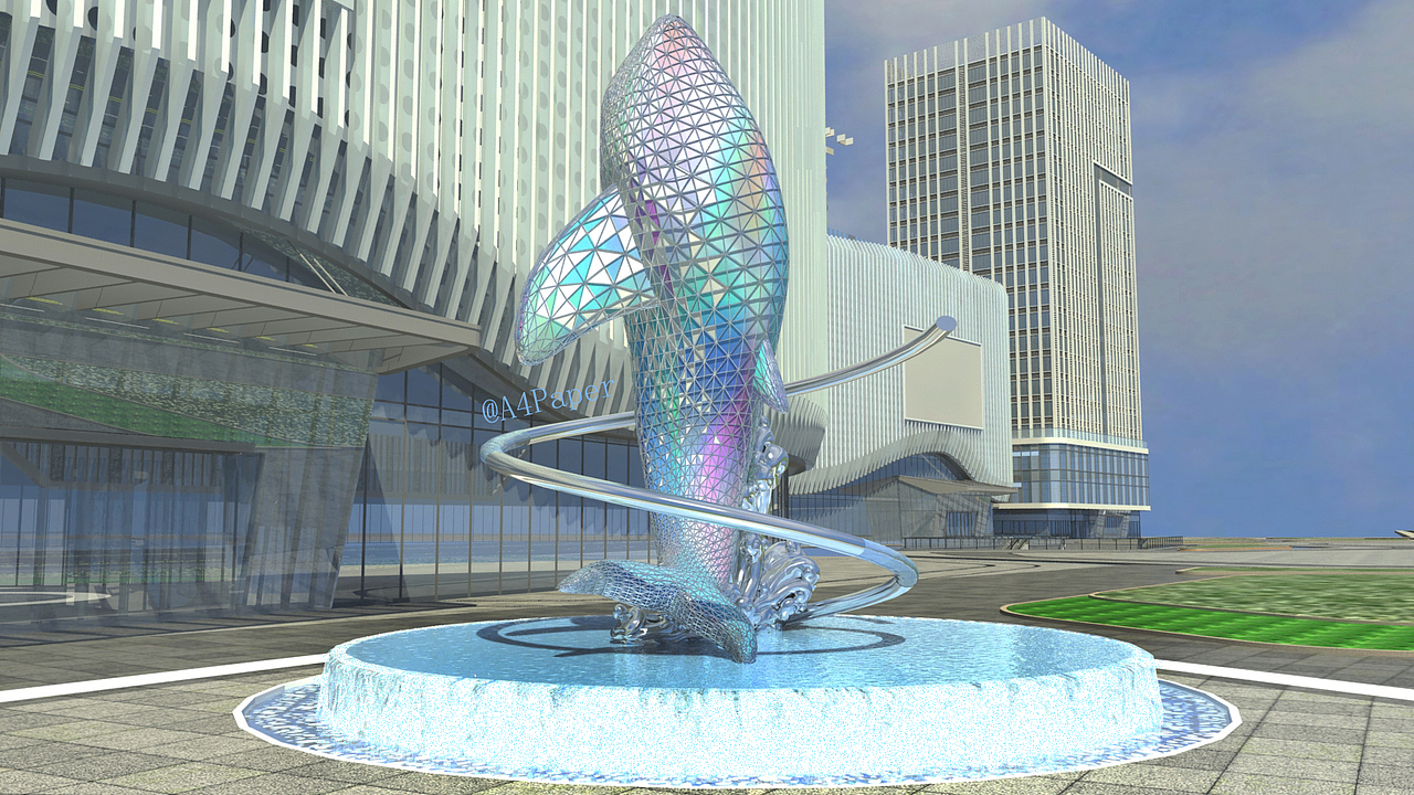 大型鲸鱼雕塑（图ZMjA2MjY1MDIw） - 人物/生物 - 站酷设计师A4paper原创素材 - 站酷ZCOOL