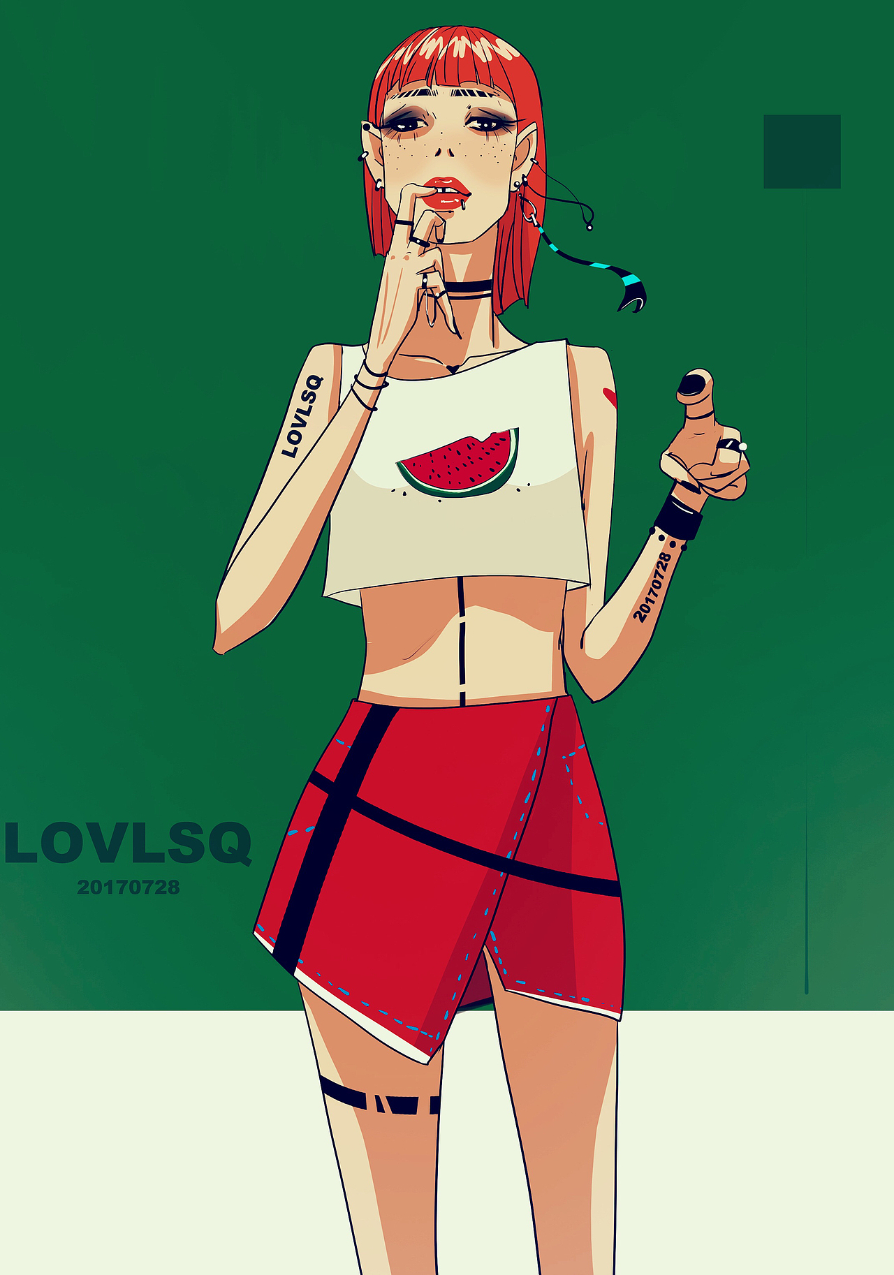 2017年总结（图ZMTA2OTQ3NzAw） - 商业插画 - 站酷设计师LOVLSQ原创素材 - 站酷ZCOOL