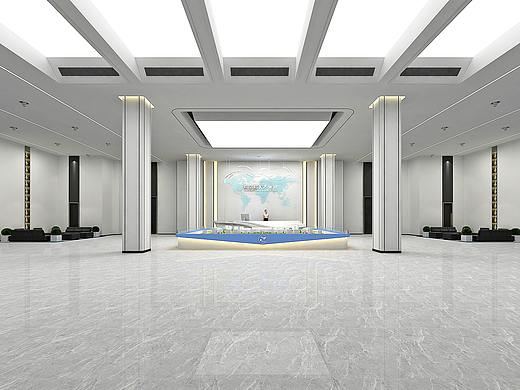 某產(chǎn)業(yè)園大廳（個(gè)人主頁(yè)-ZNTYzODIyOTY=） - 商業(yè)空間設(shè)計(jì) - 站酷設(shè)計(jì)師大可空間原創(chuàng)素材 - 站酷ZCOOL