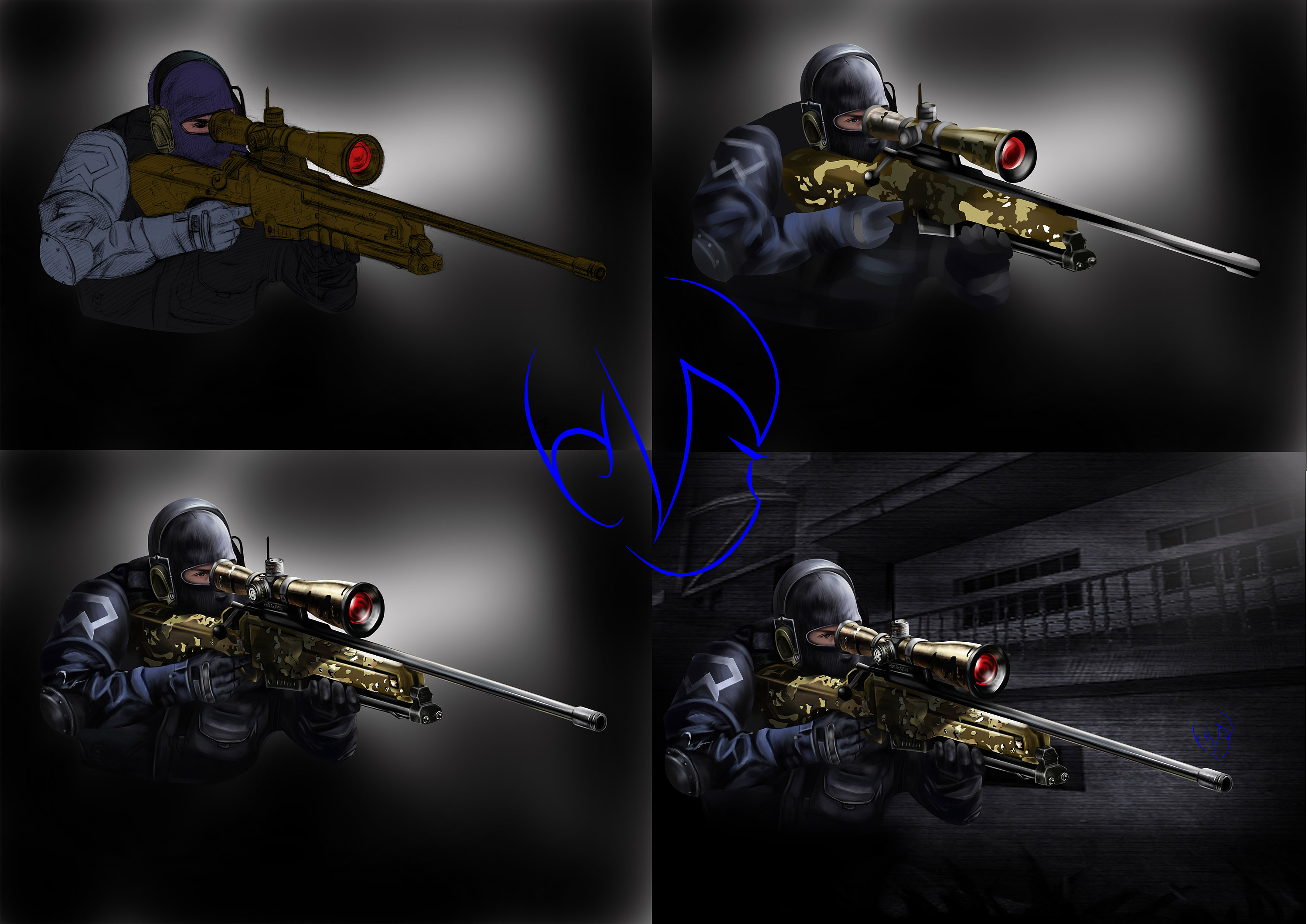 狙击手 由 NapotDUN 创作 | 乐艺leewiART CG精英艺术社区，汇聚优秀CG艺术作品