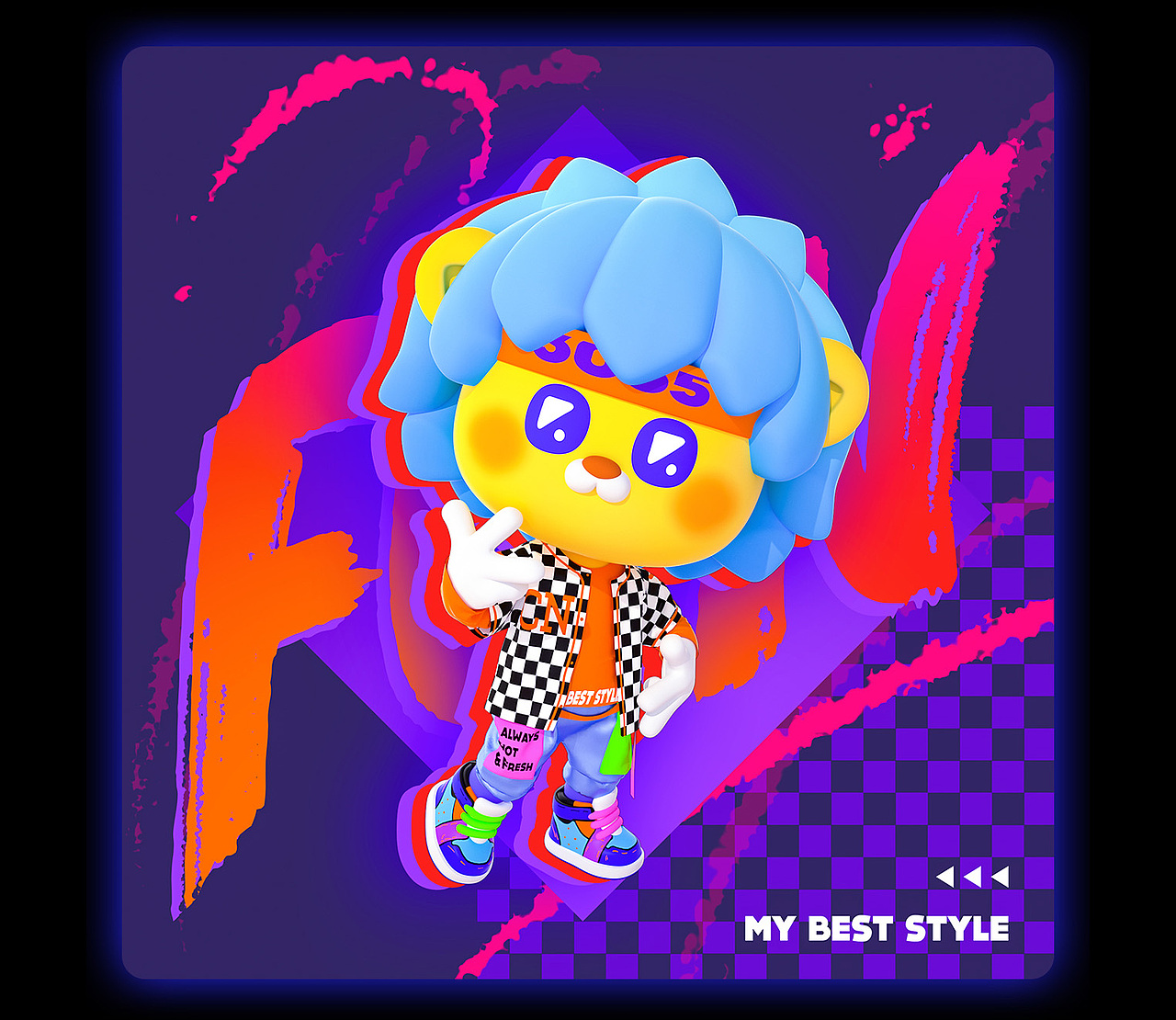 IP卡通人物形象设计+3D建模合集