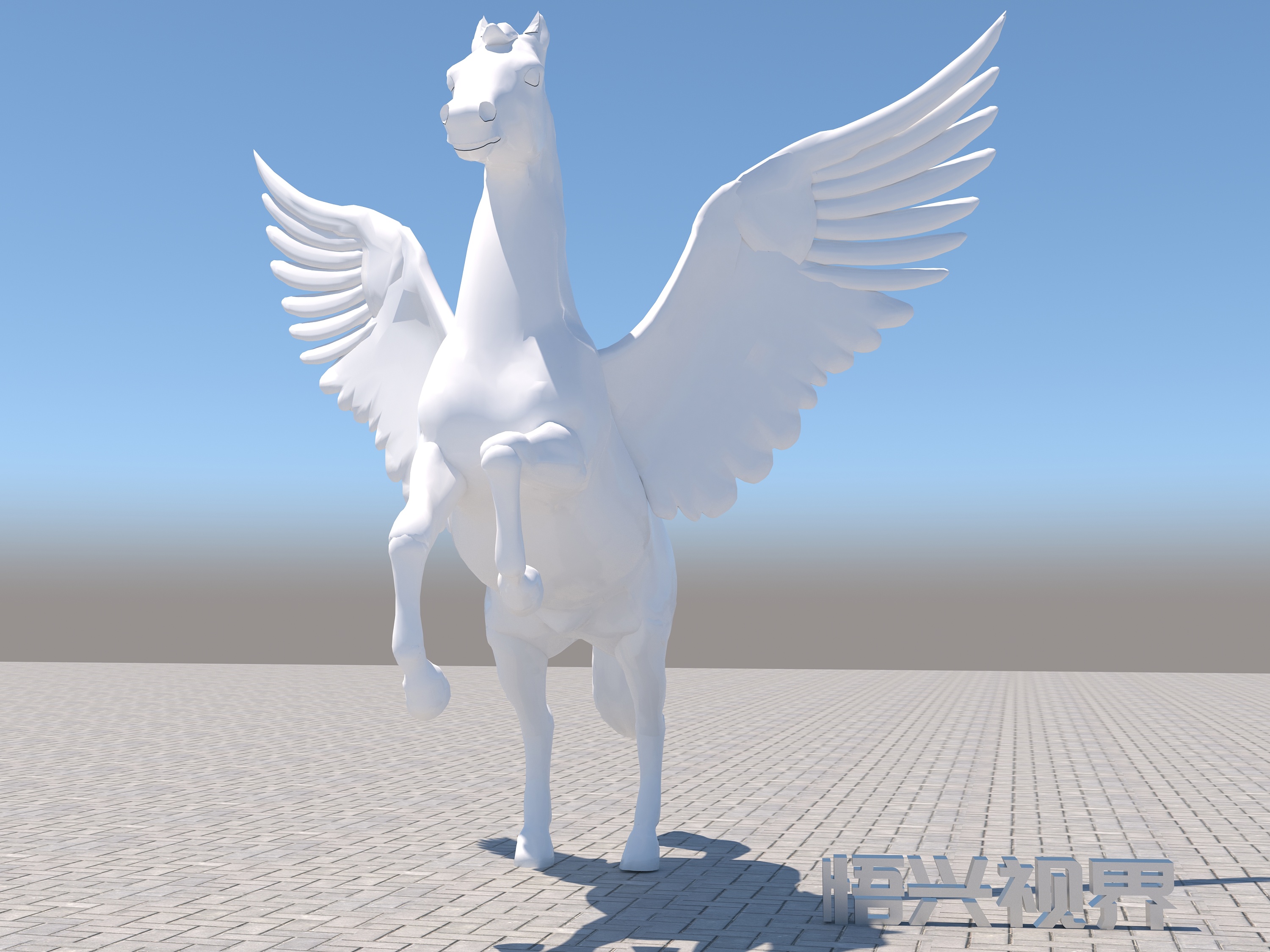 天马装置雕塑
