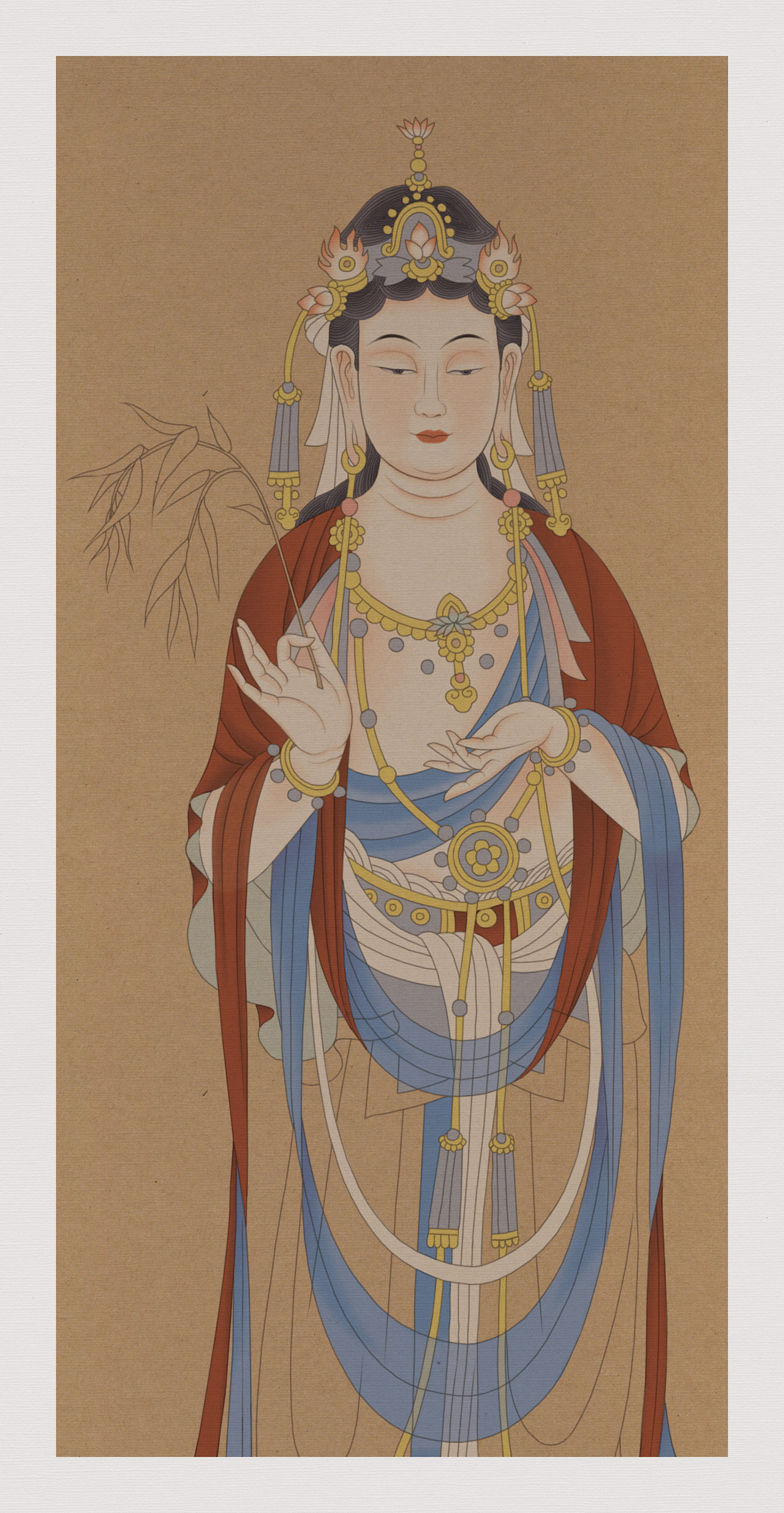 《南无阿弥陀佛》工笔画。（图ZMjU1NTU3ODM2） - 绘画 - 站酷设计师创e派原创素材 - 站酷ZCOOL