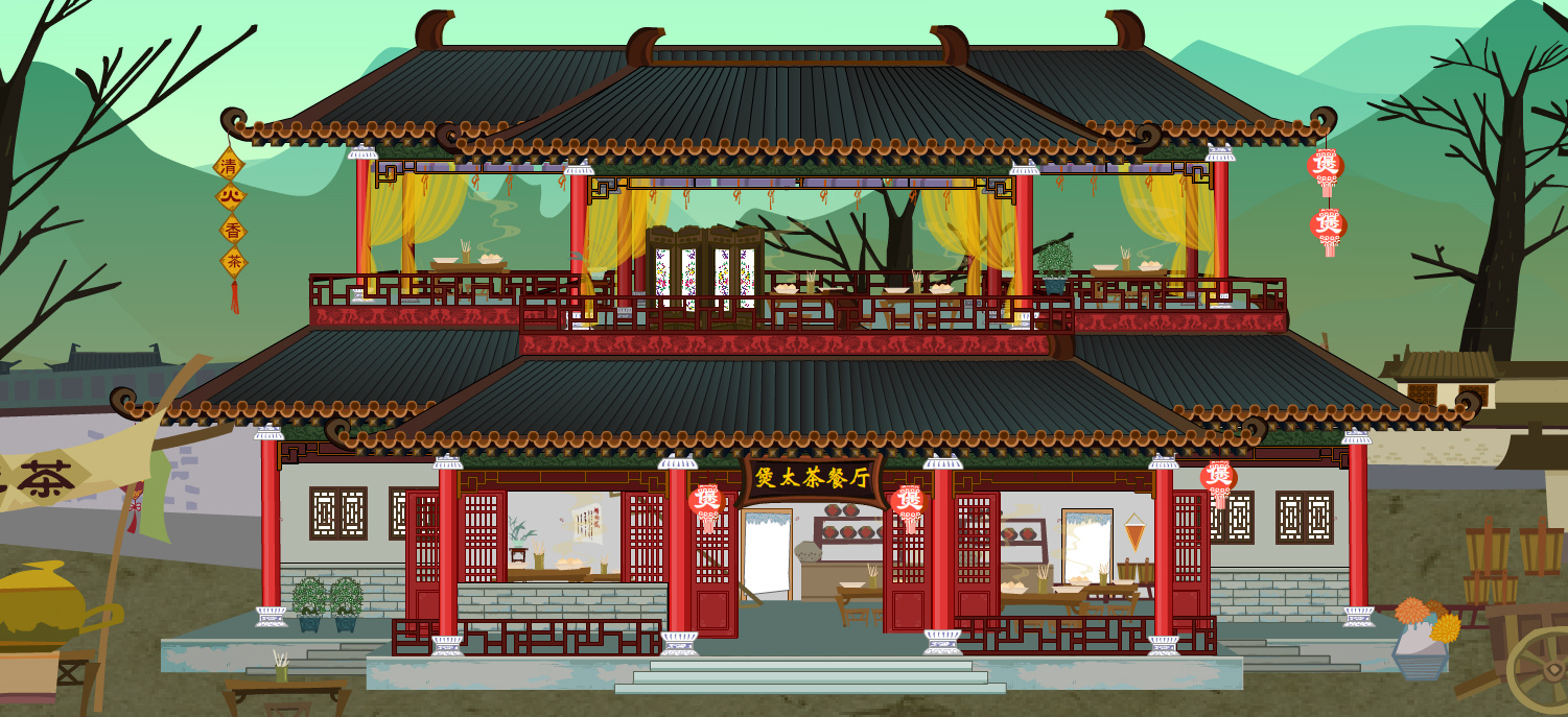 原创作品:煲太茶餐厅