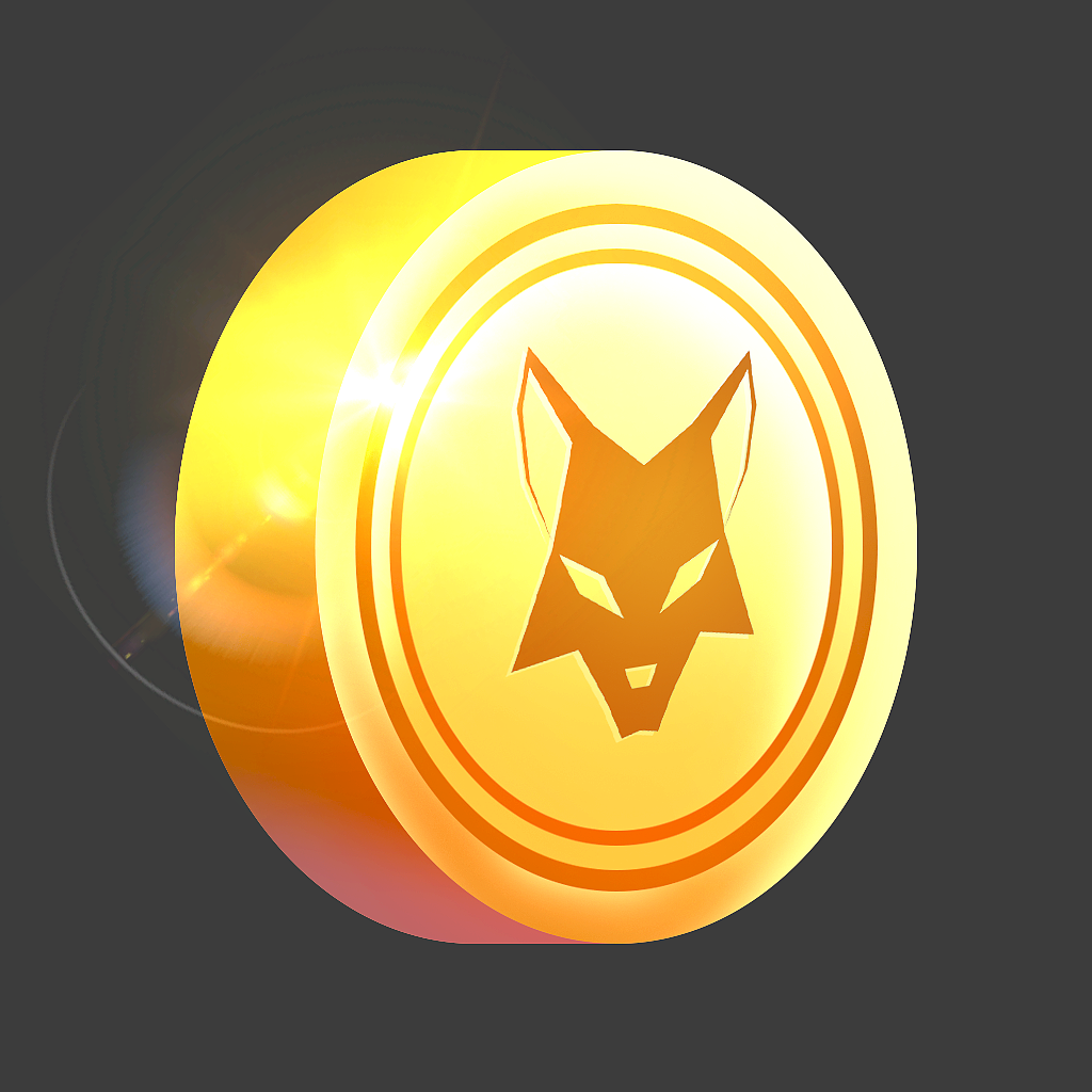 北京  |  ui设计师 金币练习 上面是个小狼头 原创  -  ui  -  图标