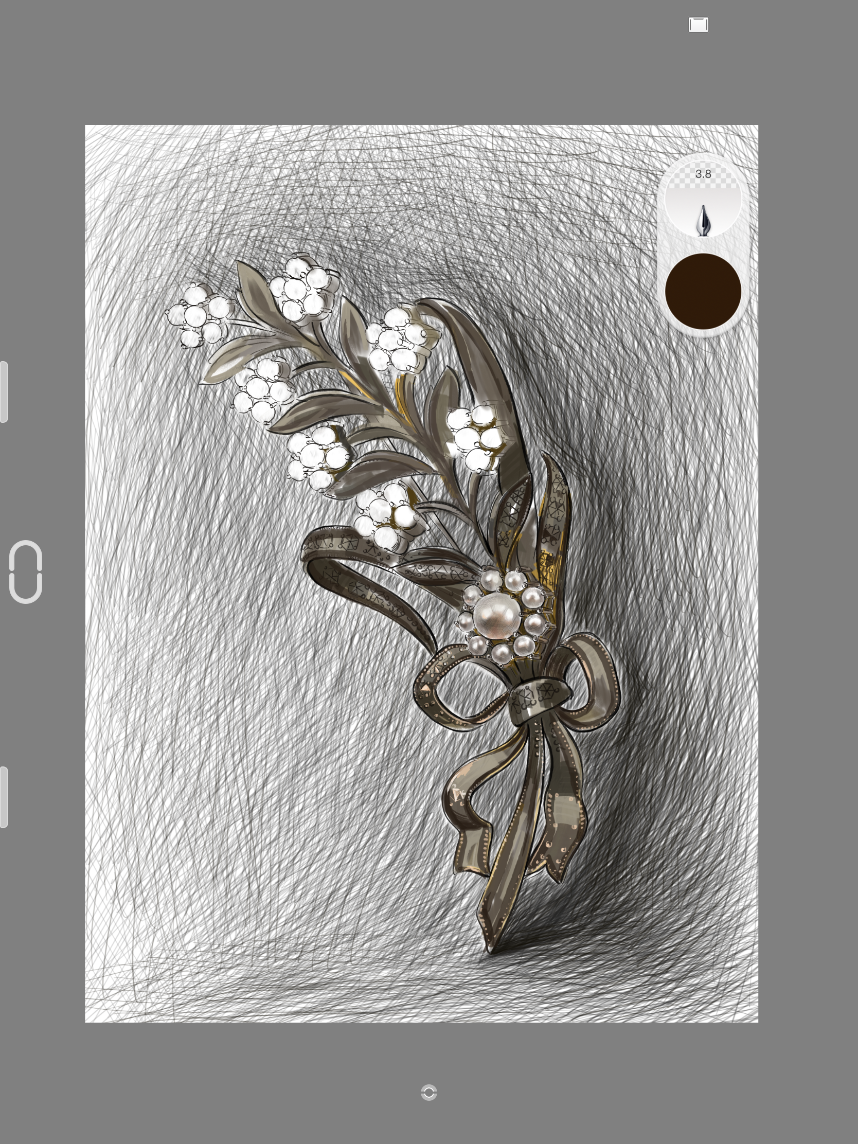 胸针速涂|纯艺术|绘画|木先生设计 - 原创作品 - 站酷 (zcool)