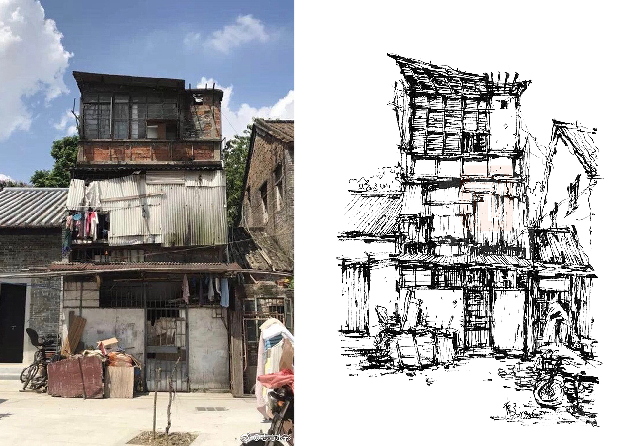 最近画的钢笔速写（图ZMTYxMTUwODI0） - 绘画 - 站酷设计师虎子陈珍原创素材 - 站酷ZCOOL