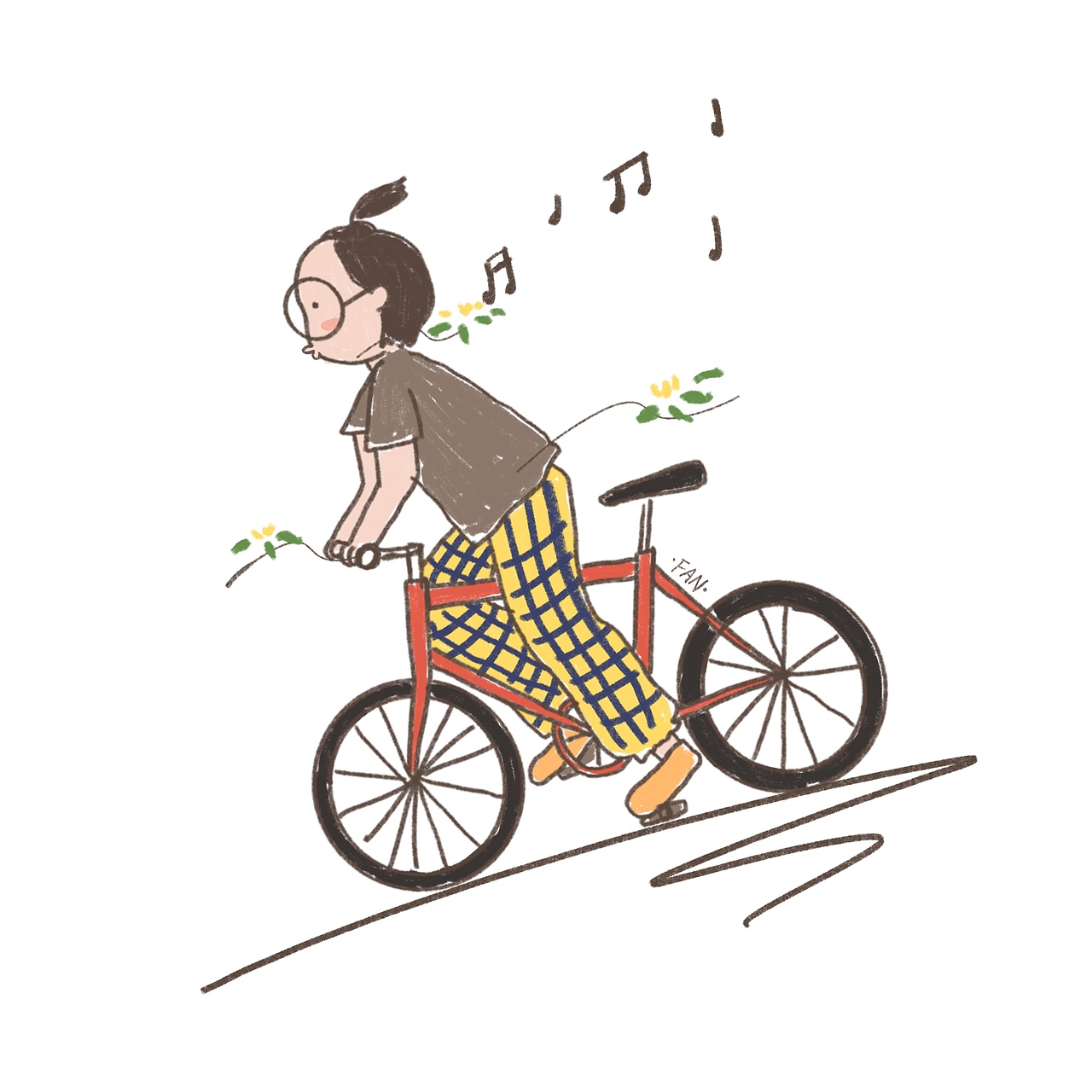 哇吼，秋天的空气都是甜的