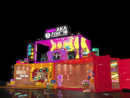 街头嘻哈风格商业活动没美陈设计