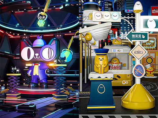 2張卡通IP場景建模（個人主頁-ZNTQyNTgyNjA=） - 其他三維 - 站酷設(shè)計師小花兒2333原創(chuàng)素材 - 站酷ZCOOL