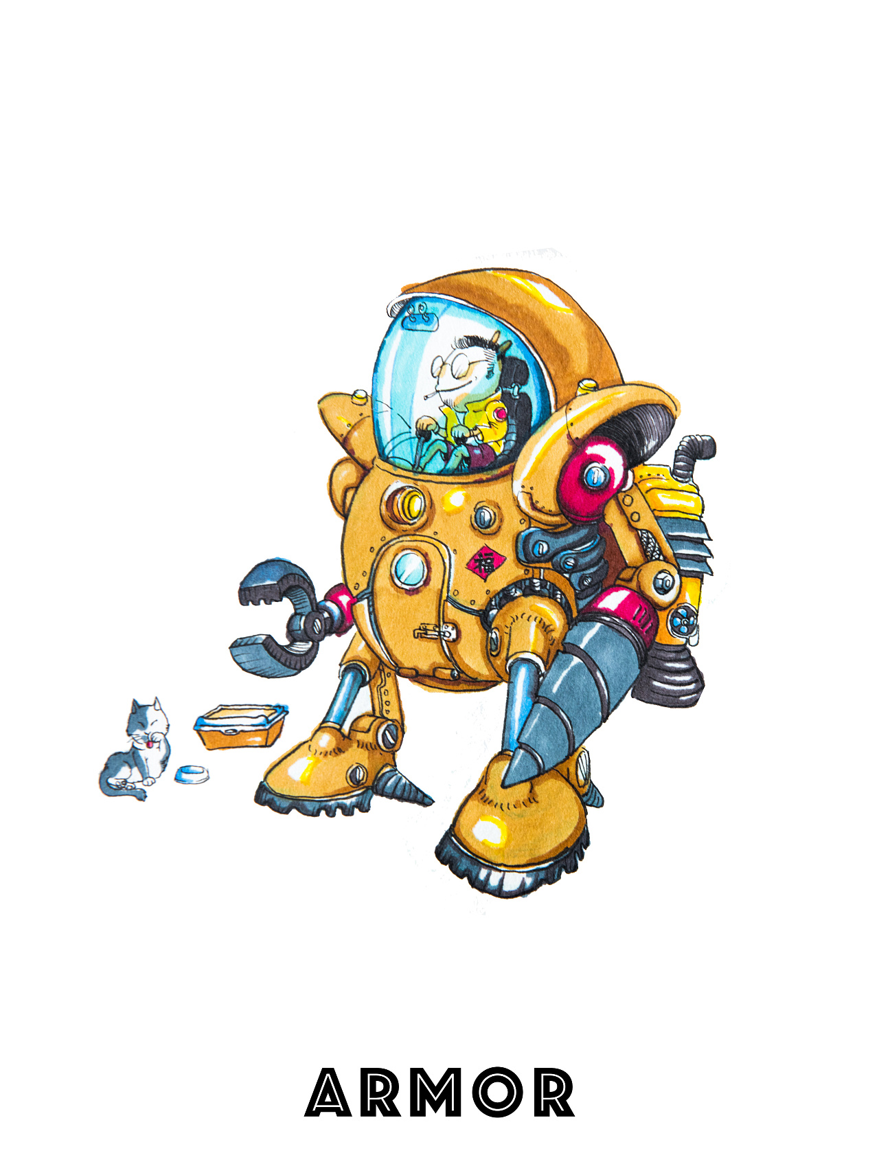 【机甲】最近的画