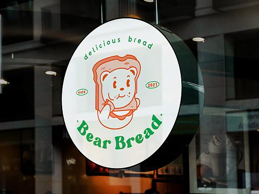 bear bread 阿熊面包店 品牌设计