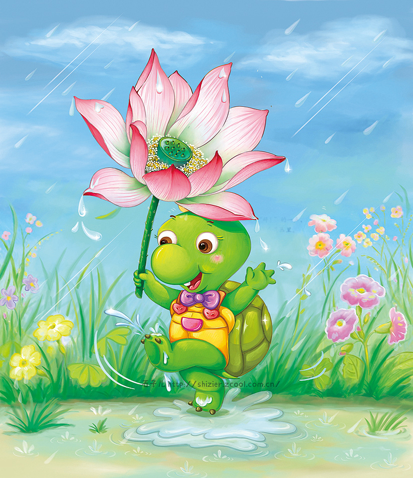 绘本《快乐的巴拉乌龟》|插画|儿童插画|石子儿绘本工作室 - 原创作品
