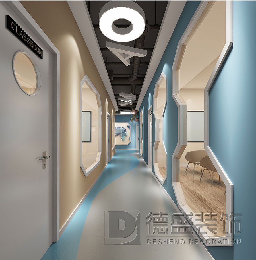 玛恩特英语培训机构-培训机构设计,培训机构装修